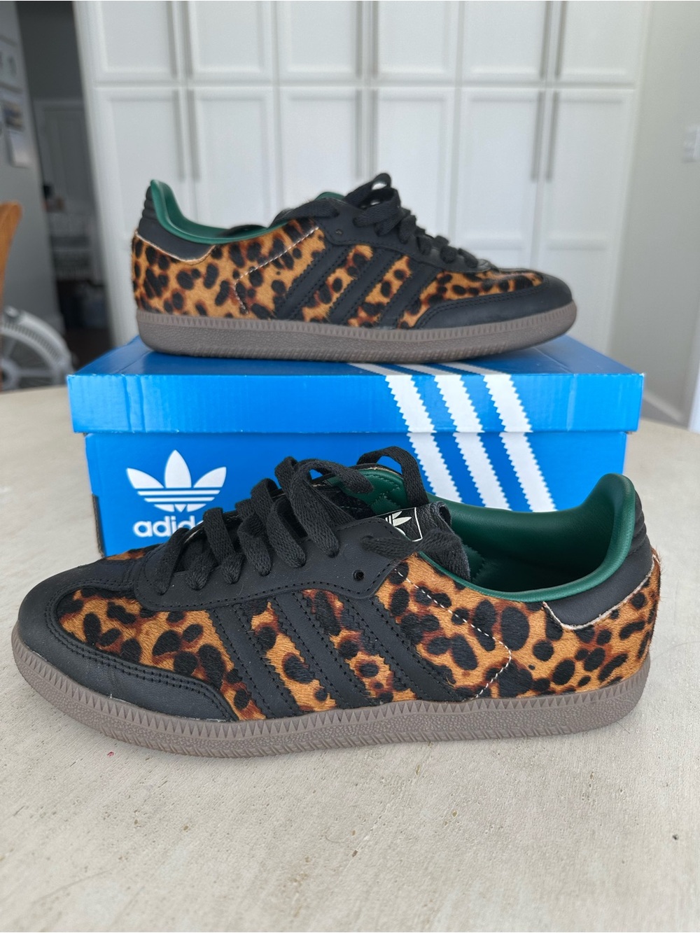 Adidas Women’s cheetah sneakers